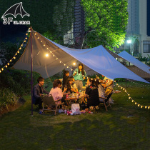 Sanfeng sky thickened silver anti-UV shade exquisite camping picnic camping hexagonal sun-proof sky