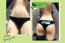 Spot 1 6 womens rubber-coated plain body skin underwear 1:6 female soldier human body underwear