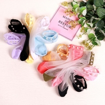 Crystal silk pearl socks female (3 5 pairs)Lace embroidery lace socks thin fairy socks Korean version of the girl