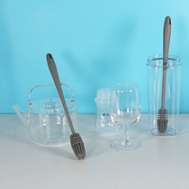 CAMUZ cup brush Bottle brush cleaning brush No dead angle long handle TPR brush Tea stain wash cup cleaning brush cleaning