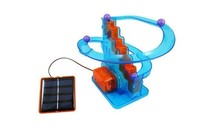 Childrens DIY handmade solar toys track ball science experiment science and education small production materials primary school students