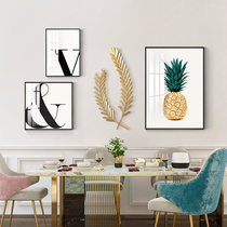 Restaurant decorative painting modern simple Nordic decorative painting living room sofa background wall mural dining room wall hanging painting