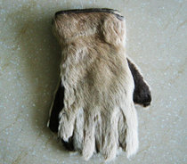 Folk costumes Dachen Oroqen Mongolia Ewenki Hezhe ethnic group fur gloves hand stew