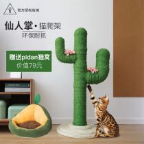 No card Vetreska cat climbing frame Cactus cat climbing column jumping platform Cat frame Cat tree Cat scratching board Cat scratching frame Cat toy