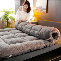 Thickened warm lamb velvet bed mat double tatami mattress student dormitory pad non-slip foldable mat