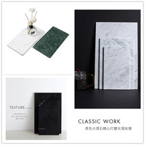  Nordic ins style marble tray decoration European model room simple modern decoration Rose gold