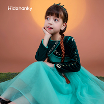 throwaway children's clothing original princess dress girls long sleeve autumn winter dress Halloween cape cape 2022 new