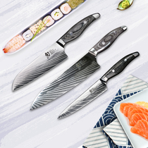 shun Japanese ten-day knife running water series sharp dual-core just mixed scuffle full set of home set combination