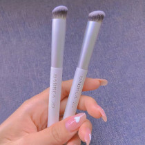 Barbella conceal brush flat head tear groove refers to the black eye 270 round head Babella concealer brush powder brush bottom brush