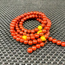 Guilin chicken blood Jade bracelet Buddha beads hand string Mens bracelet