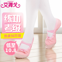 Children Dance Shoes Girls Soft Bottom Shoes Girls Ballet Shoes Dancing Shoes Practice Shoes Adults Yoga Shoes Cat Paw Shoes