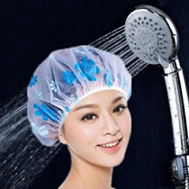 Bath 1 person -6 bath cap waterproof bathing headgear female plastic NEJ gonorrhoea forming kitchen hat woman hat cooking oil-proof head