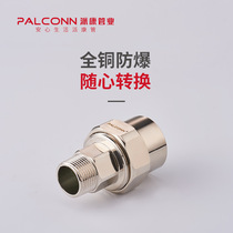 Pai Kang Tube Industry European version of the explosion-proof outer wire joint PPR inner and outer wire live green environmental protection 4 points 20 6 Points 25