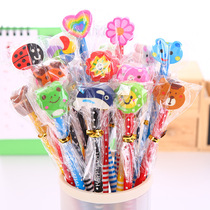 Student stationery creative eraser pencil Primary School gift wholesale kindergarten prize cartoon small animal pencil