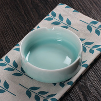Celadon tableware accessories ashtray ceramic household small Chinese living room home furnishings hotel catering