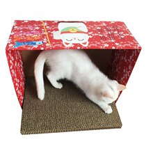 Kale cat happy box cat scratch board cat toy grinding claw cat kennel box