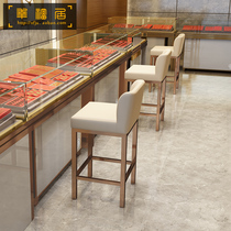Jewelry store chair Counter chair Jewelry chair Optician stool Stainless steel bar chair High foot bar stool