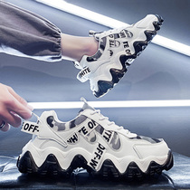 2021 new mens shoes summer breathable trend Joker youth mesh sports leisure student father trendy shoes