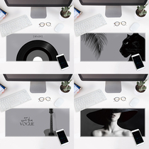 innability cold light wind industrial wind waterproof lock side game lock edge mouse pad office computer keyboard non-slip table mat