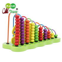 Factory direct wooden mother addition and subtraction calculation frame beacus wooden abacus childrens educational early education arithmetic toys