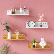 ins minimalist wall shelves Bedroom rooms Shop Iron Art Wall-mounted Decoration Racks Wall Display Partitions