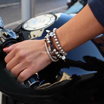 Recommended flash hair Spanish handmade UNOde50 ball cowhide bracelet men and women couples Europe and America INS