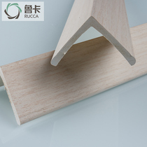 Ecological wood floor arc corner edge edge line outdoor floor PE floor anti-corrosion and moisture-proof factory direct rice