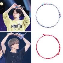 GOT7 segment Yien Wang Jiaer Jin You Qian Korean Wish Bracelet Hand Woven Couple Color Hand Rope