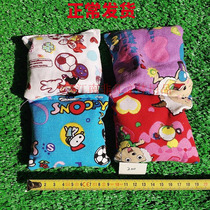 Kindergarten small sandbag 150g 250g wear-resistant leak-proof childrens game sandbag square color cartoon canvas