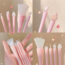 New silicone makeup brush mask mask brush eye shadow brush mud film special application 5 sets