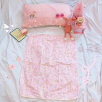 Girls menstrual period waterproof aunt mat student leak-proof period holiday menstrual period small mattress cute cartoon