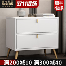 Bedside table simple modern shelf light luxury locker simple bedroom bedside cabinet mini storage cabinet