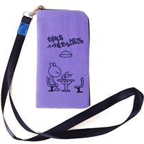 Mobile phone bag cloth bag portable hanging bag hanging neck female neck with lanyard oblique hanging elderly General old machine bag