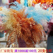 Wedding simulation flower plastic flower Crescent grass wedding road lead flower arrangement hotel wedding hall ceiling flower New rime