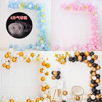 Five Meters Long Ins Irregular Balloon Chains Seven-day Valentines Day Jewelry Store Decoration Scene Placement Background Wall Supplies