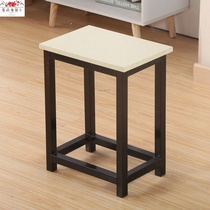 Iron Square Stool Factory Office Colored Square Bench benches Iron Bench Restaurant Stools Iron Four Square Bench School Line