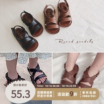 Childrens sandals 2021 new baby girl shoes Korean version of small children soft bottom sandals childrens shoes