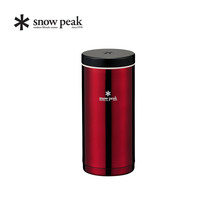 Snow Peak Outdoor camping accompanying Thermos Bottle-350 Wine red TW-070R-WR