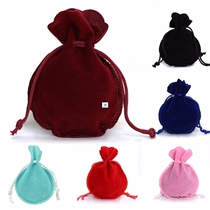 10pcs lot Fashion 7*9cm Velvet Bag Drawstring Calabash Pouch