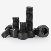 M5M6M8M10 black 304 stainless steel cylindrical head hexagon socket screw plated black zinc cup head hexagon socket Bolt