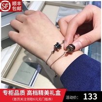 Lovers CK Bracelet Small Crowdclass Superior Sense Design Ceramic Retro Classic Chain Sub boys and girls not to fall color