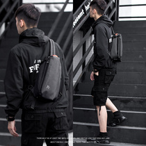 Fashion brand casual chest bag mens crossbody bag Trend sports oblique backpack mens bag Youth simple shoulder small hanging bag men