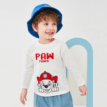 Clearance Bara childrens clothing boys long-sleeved t-shirt thin section autumn clothing 2021 new childrens bottoming shirt pure cotton
