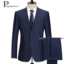 Suit suit Suit mens business casual Professional decoration body Groom best man Wedding dress Fashion new style