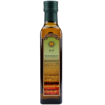 Guozhen brand cold pressed linseed oil 250ml bottle single bottle