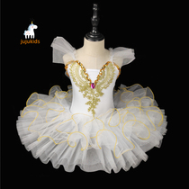 New childrens ballet skirt girls little swan performance costume princess tutu soft yarn childrens tutu costume