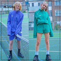 INSTUDIO Korea 19 SPRING INSTANTFUNK COUPLE SPORTS JACKET SHORT SUIT 2 COLORS