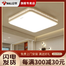 Bulls lavored roof lamps bedroom living room home with modern simple atmosphere square 2022 new lamps