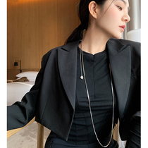 Boonee◆ Simply multi - WAY long snake bone chain light luxury and personalized freshwater pearl necklace sweater chain woman