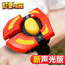 Pig Mans racing little hero racing iron fist tiger transformation summoner Super Star lock bracelet Watch deformation toy